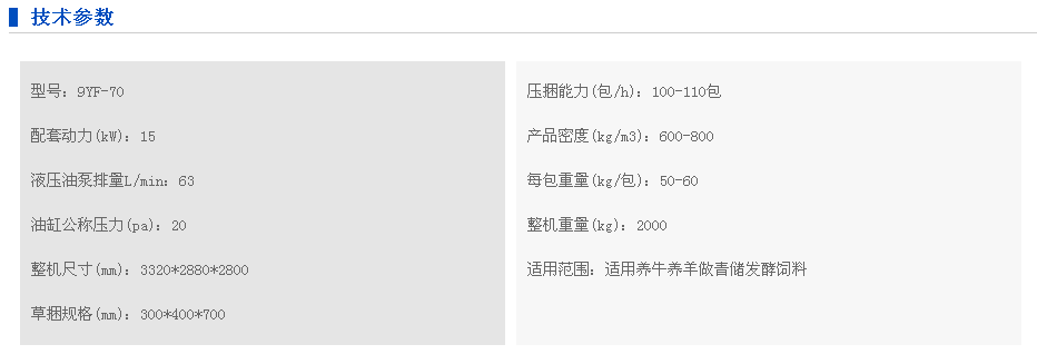 小型半自動飼料打捆機